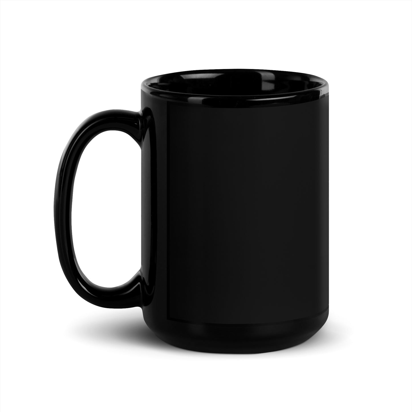 'The Cross' Black Glossy Coffee Mug