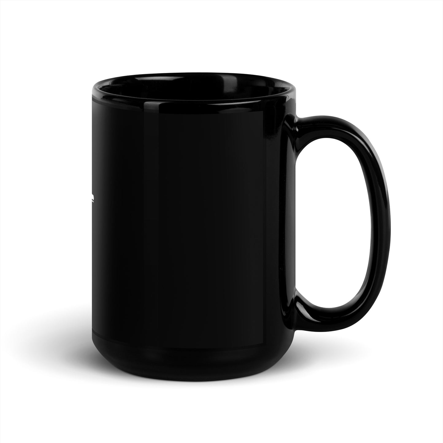 'The Cross' Black Glossy Coffee Mug