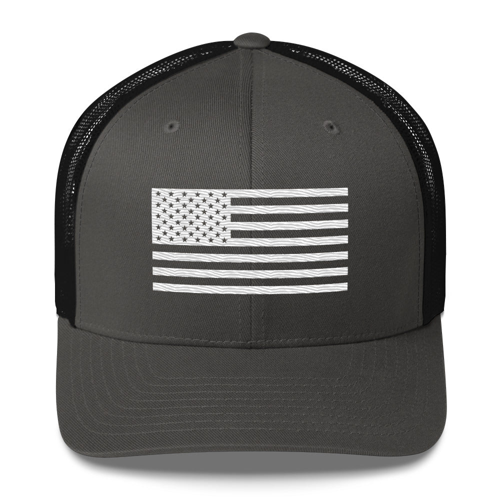 American Flag Trucker Hat