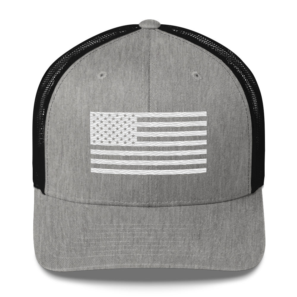 American Flag Trucker Hat