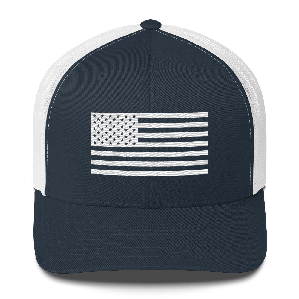 American Flag Trucker Hat