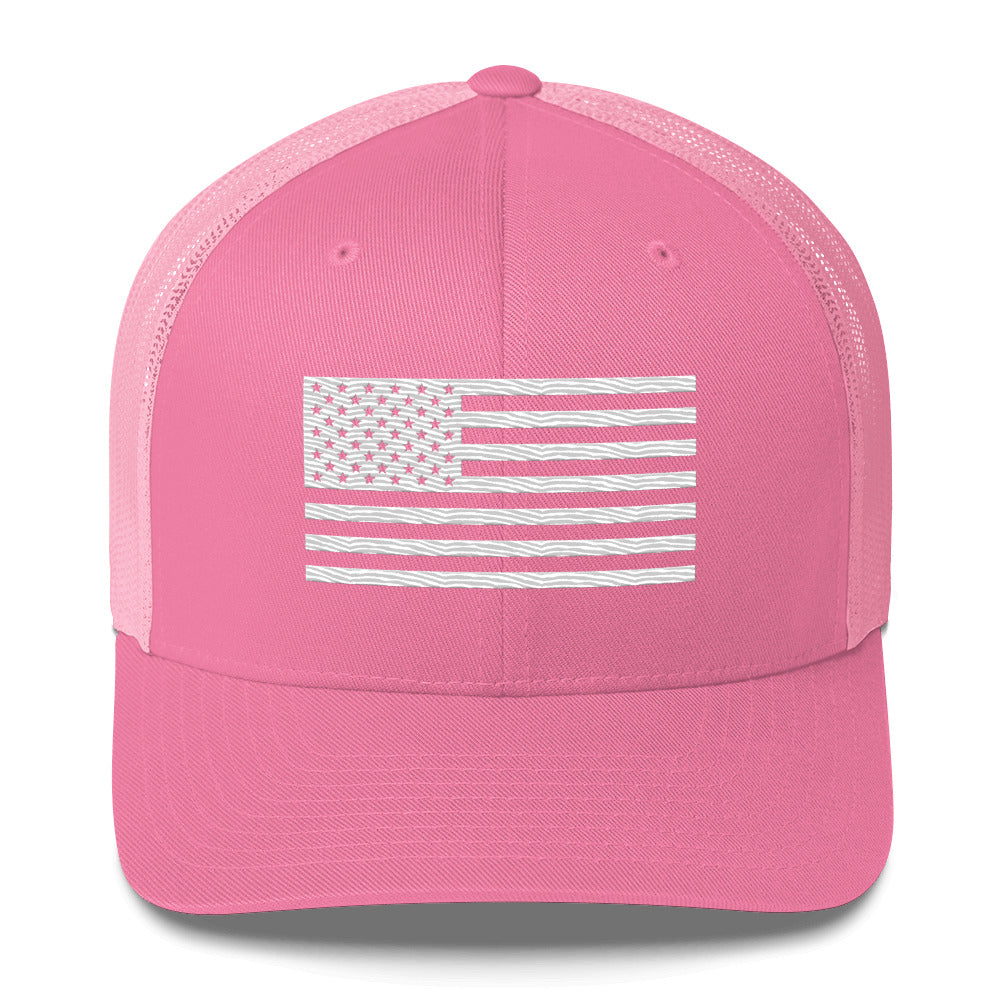 American Flag Trucker Hat